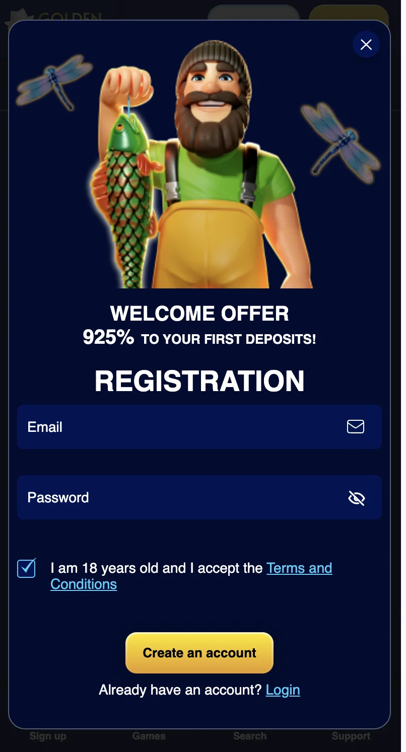 casino screen