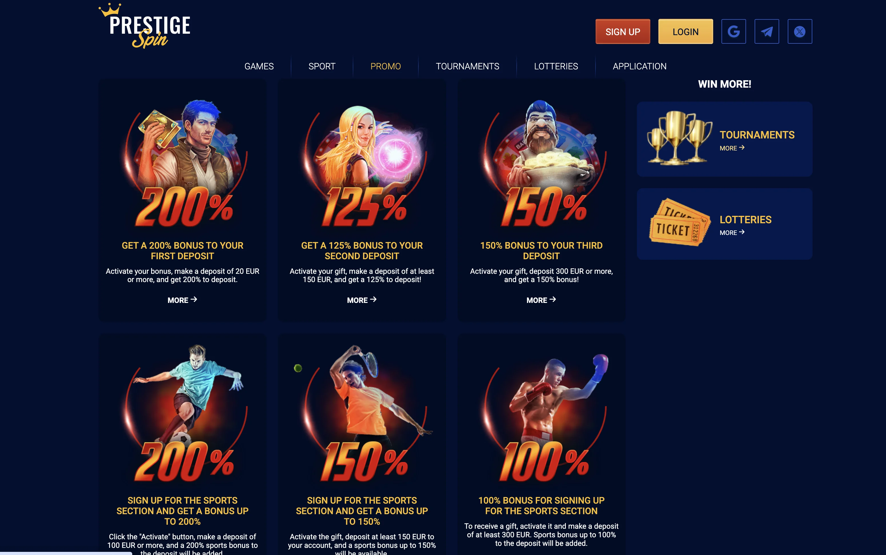 casino screen