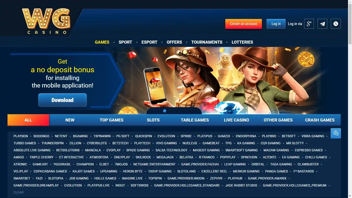 casino screen