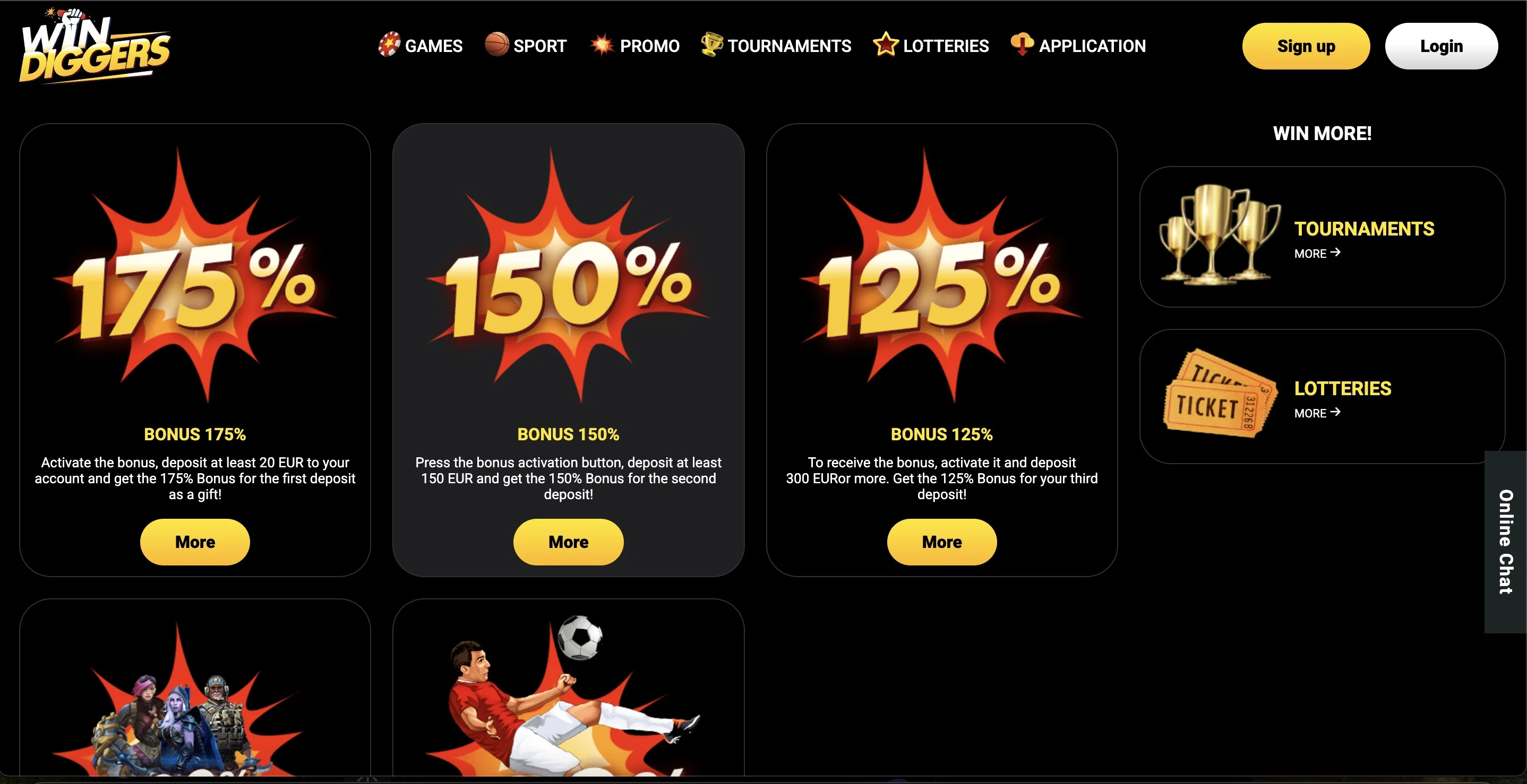 casino screen