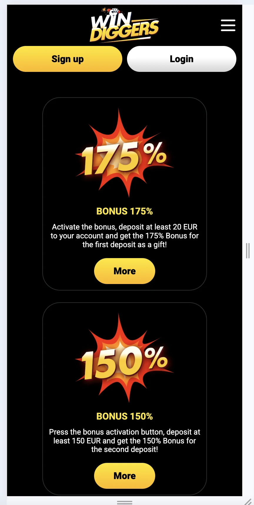 casino screen
