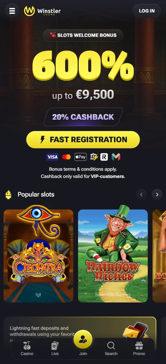 casino screen