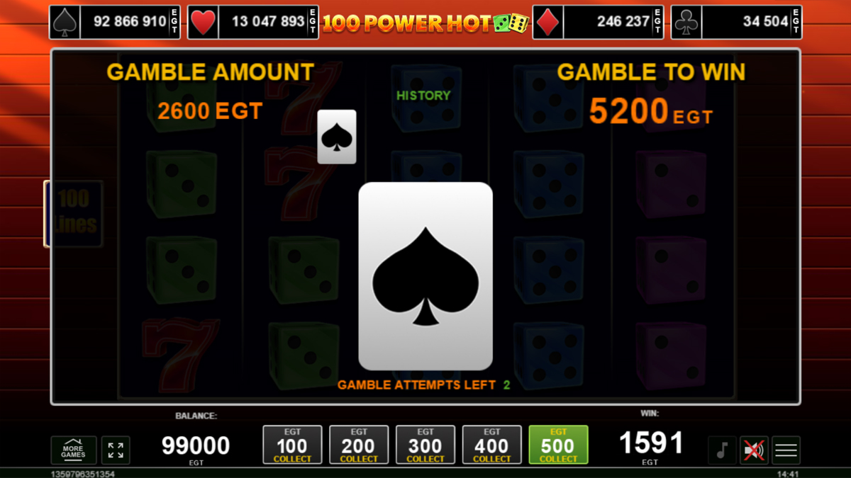 100 Power Hot Dice screenshot