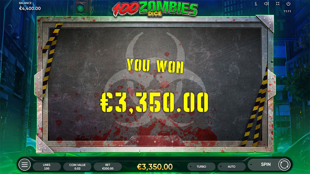 100 Zombies Dice screenshot