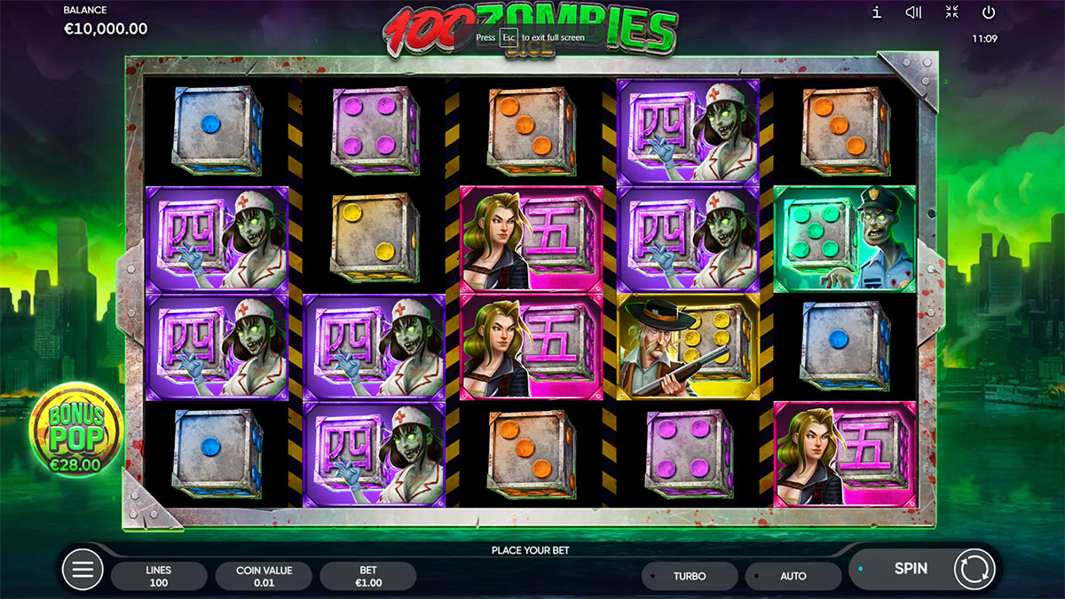 100 Zombies Dice screenshot