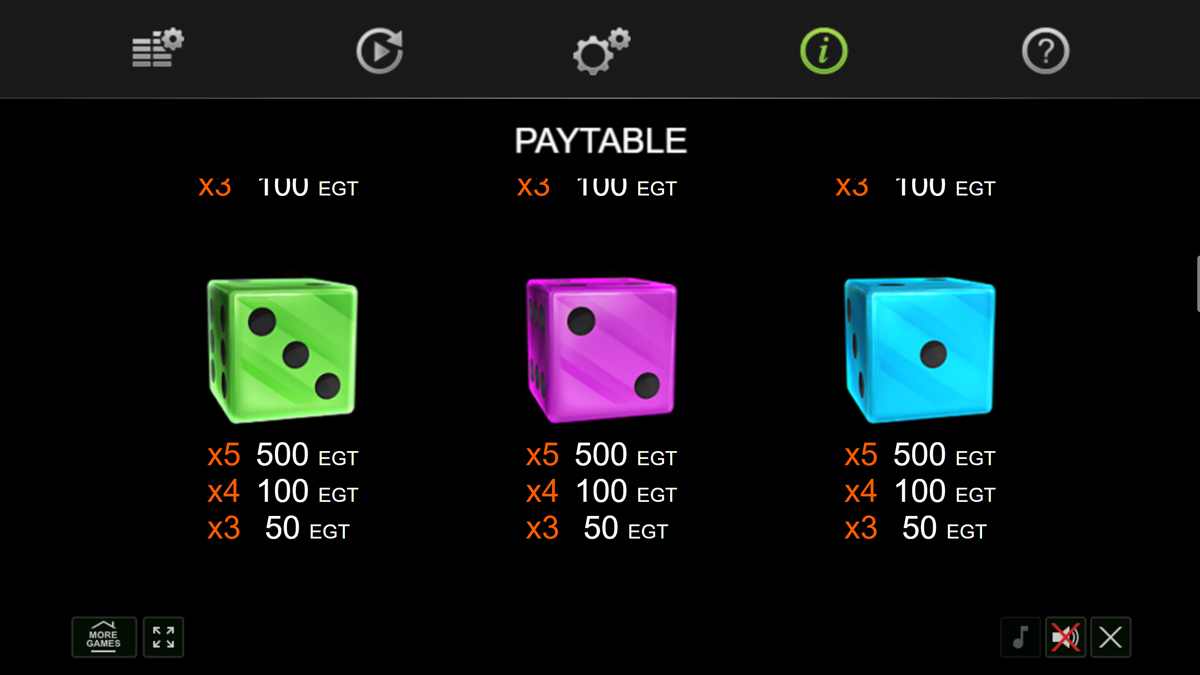 20 Power Hot Dice screenshot