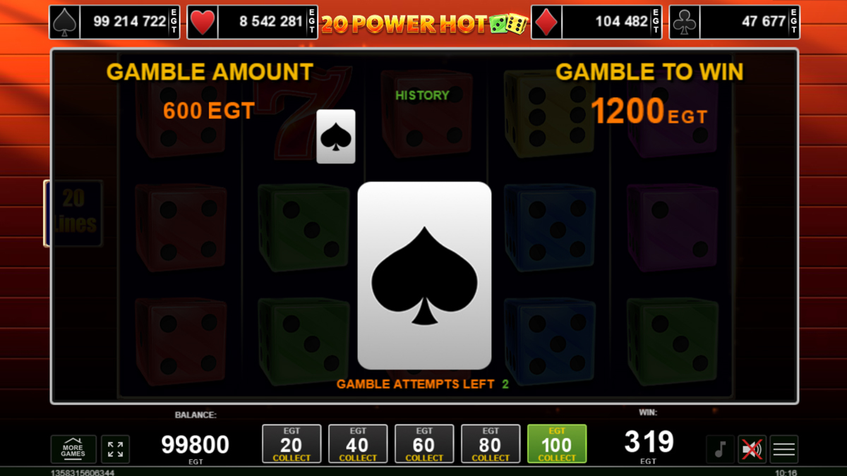 20 Power Hot Dice screenshot