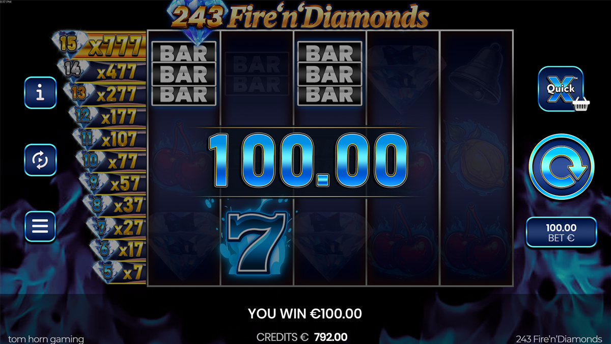 243 Fire'n'Diamonds screenshot