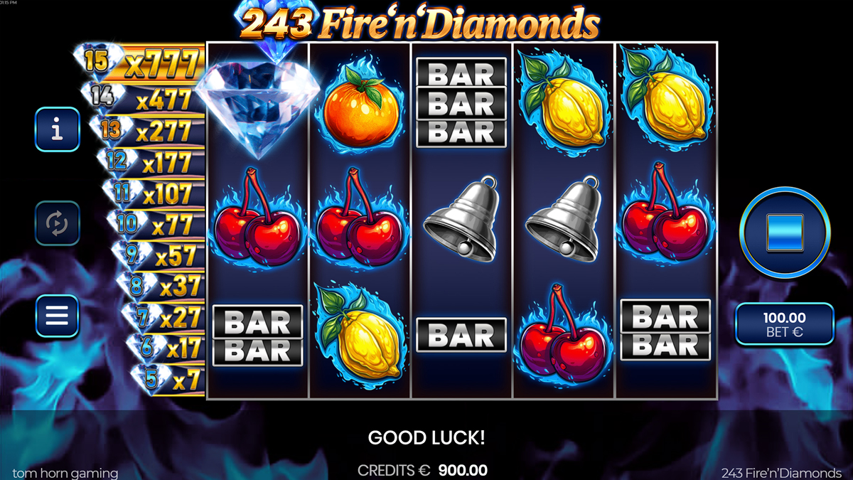 243 Fire'n'Diamonds screenshot