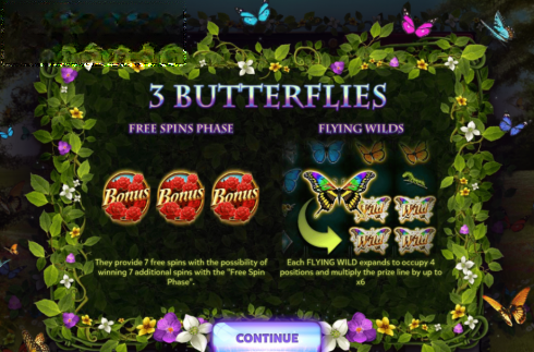 3 Butterflies