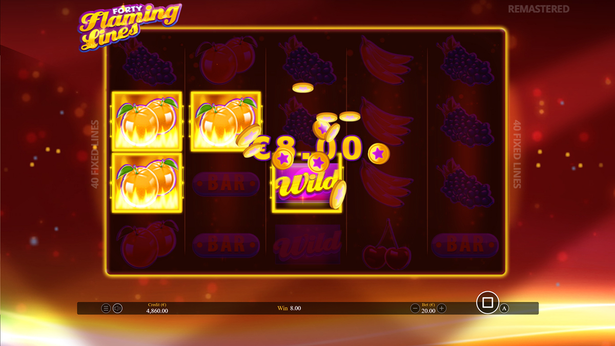 40 Flaming Lines screenshot