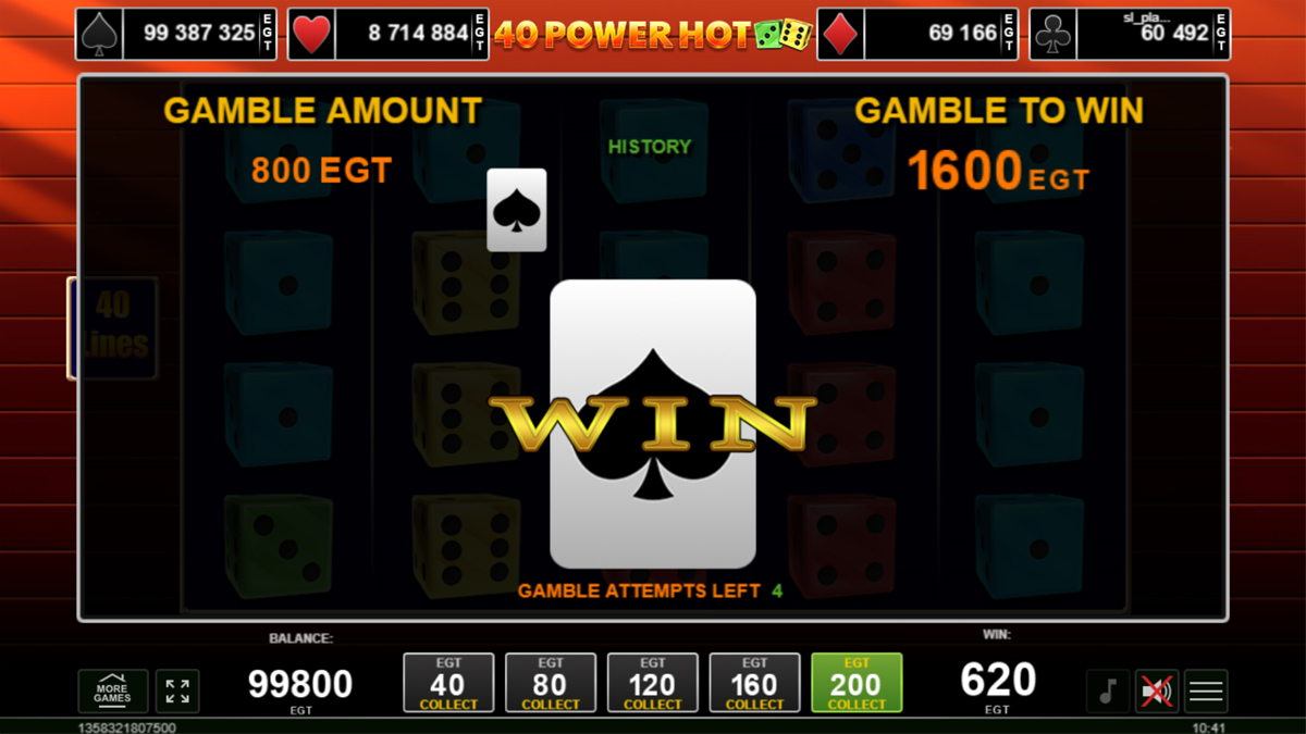 40 Power Hot Dice screenshot
