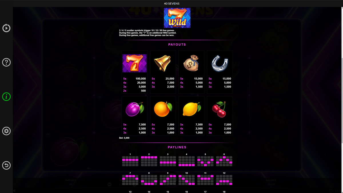 40 Sevens screenshot