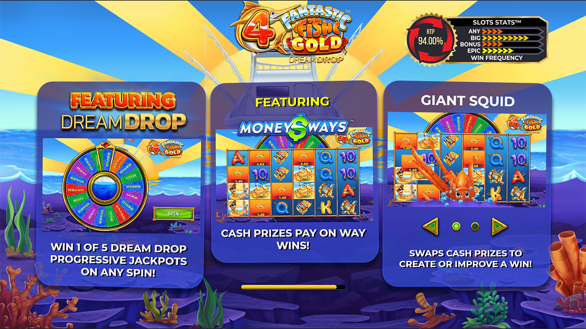 4 Fantastic Fish Gold Dream Drop screenshot