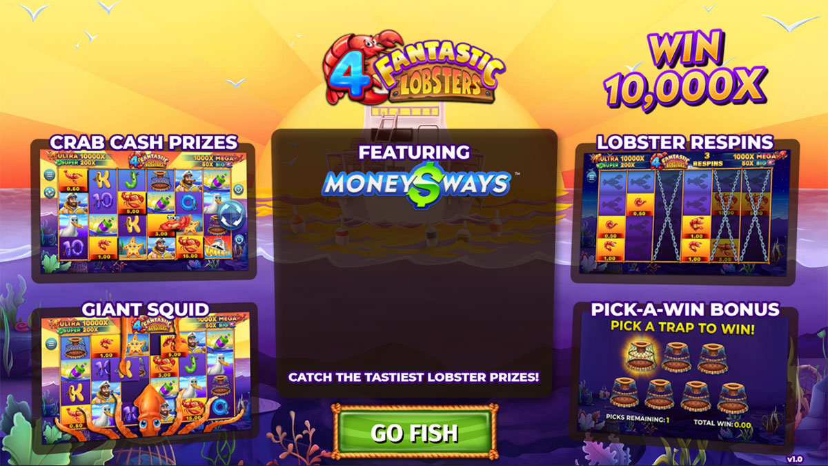 4 Fantastic Lobsters screenshot