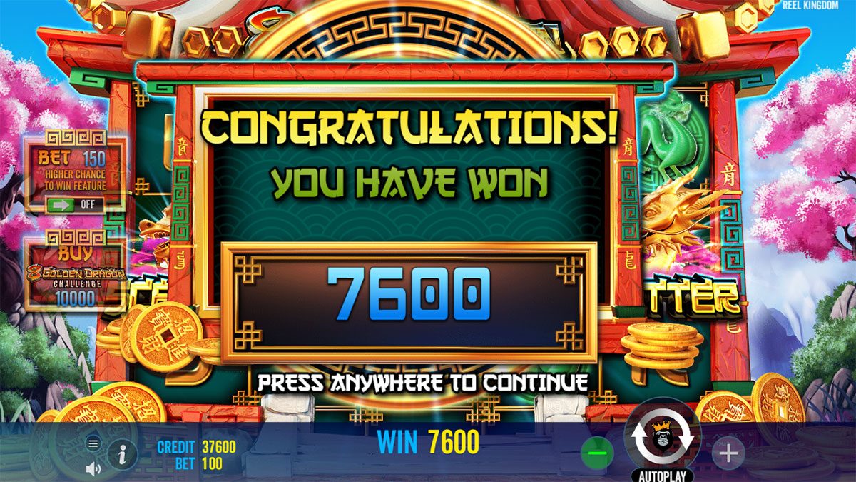 8 Golden Dragon Challenge screenshot