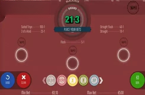 Blackjack 21+3 (Felt)