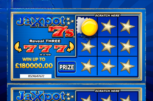 Jaxpot 7s Scratcher
