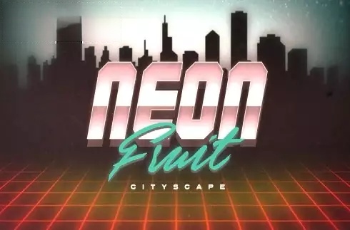 Neon Fruit Cityscape