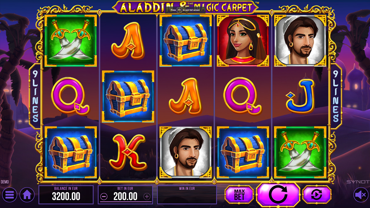 Aladdin and The Magic Carpet screenshot