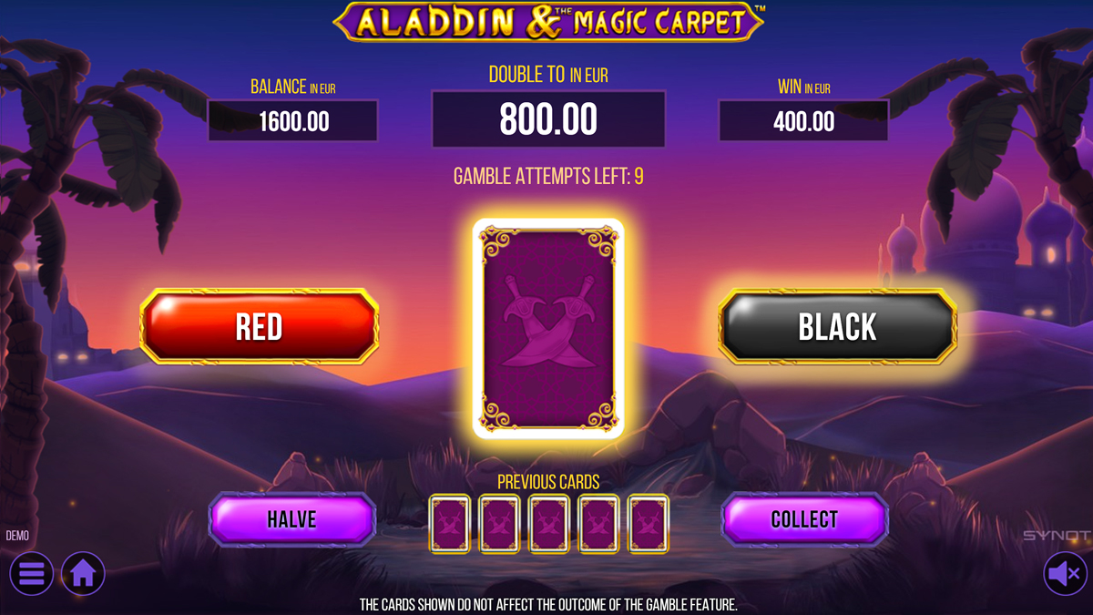 Aladdin and The Magic Carpet screenshot