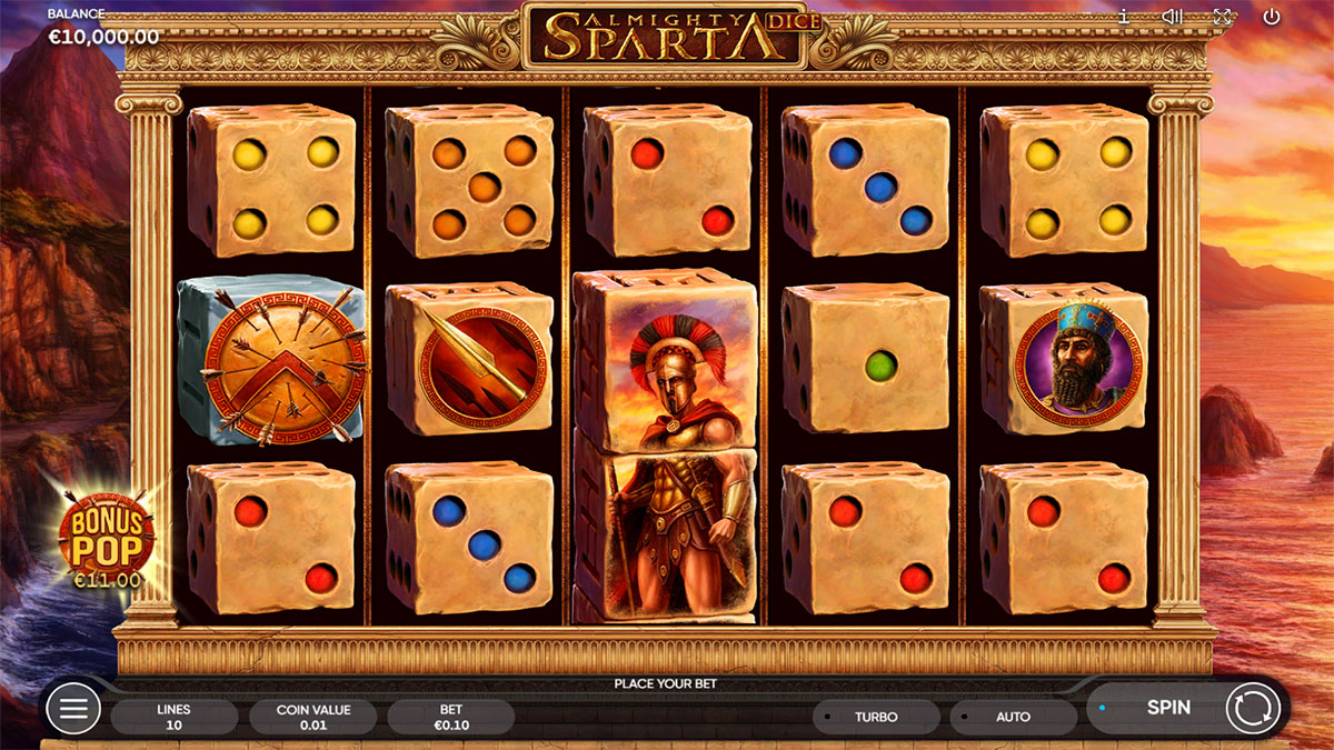 Almighty Sparta Dice screenshot