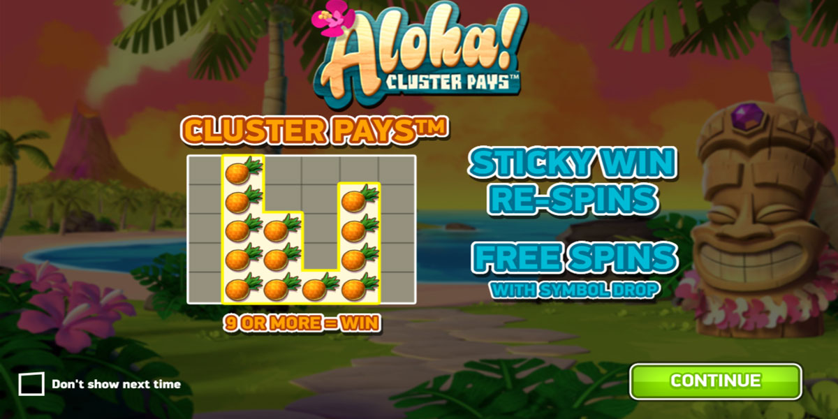Aloha! Cluster Pays screenshot