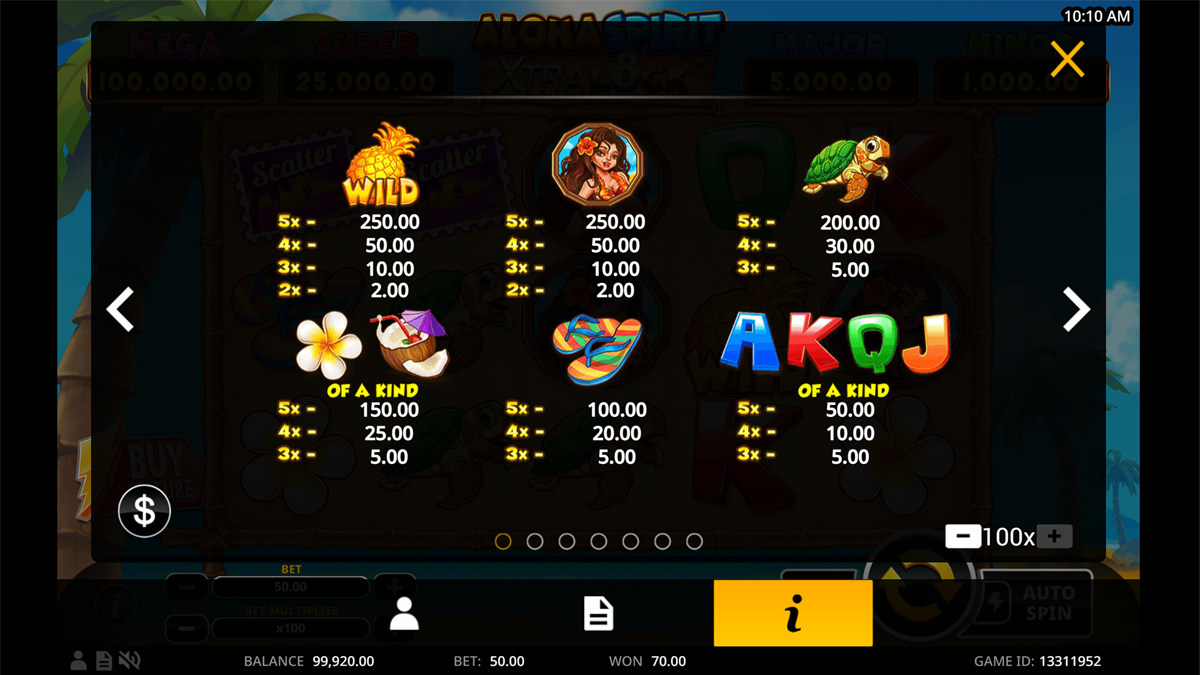 Aloha Spirit XtraLock screenshot