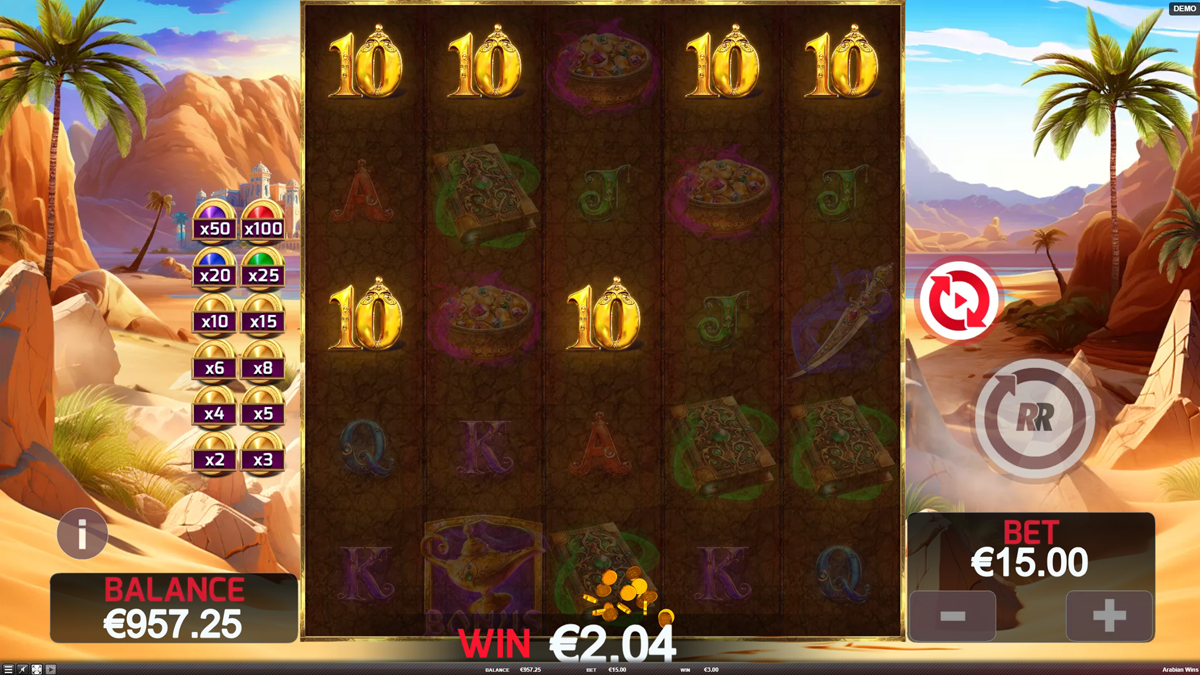 Arabian Wins screenshot