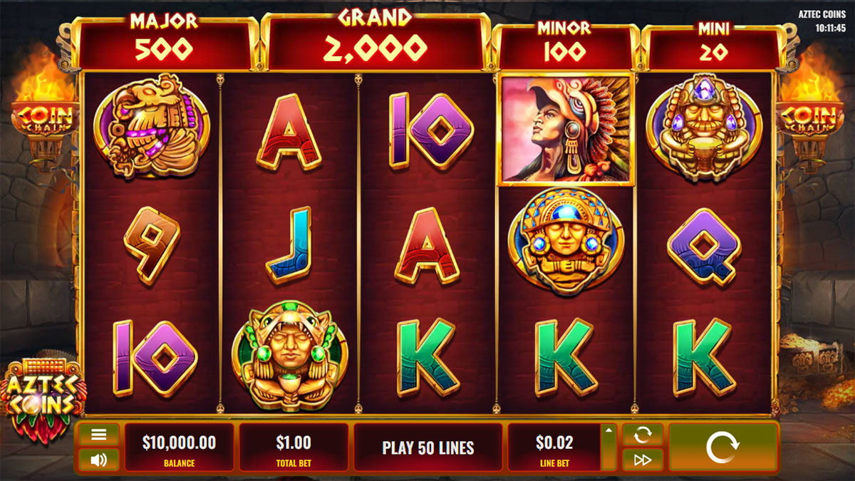 Aztec Coins screenshot