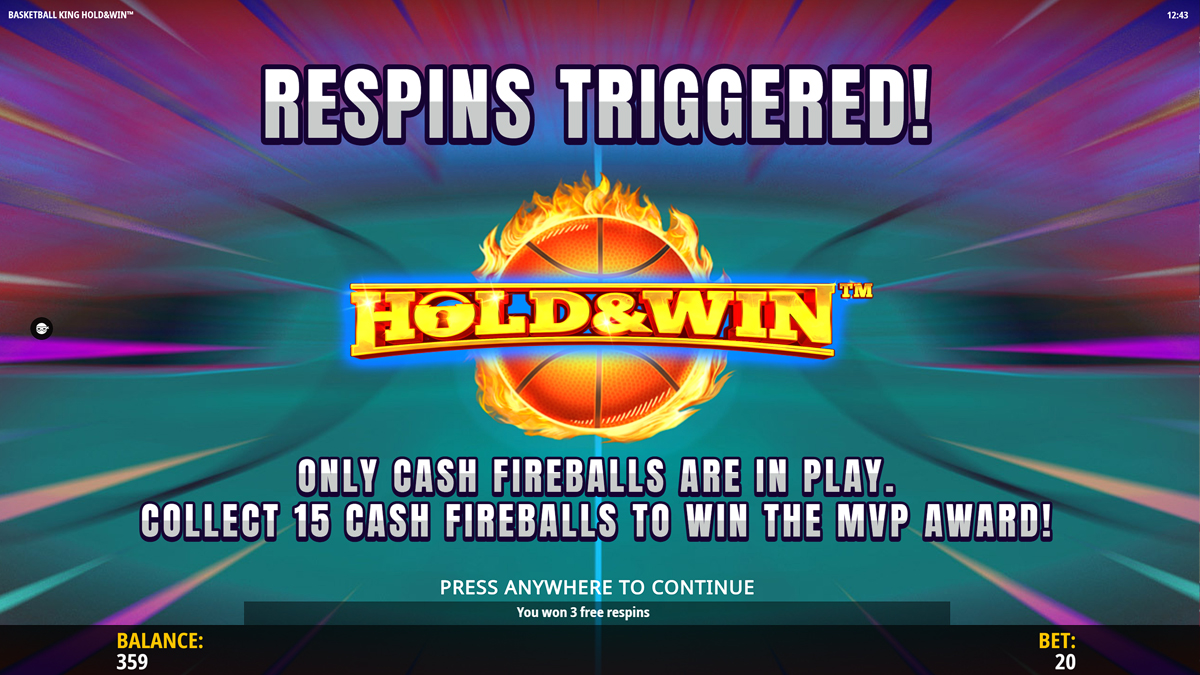 Basketball King Hold and Win screenshot
