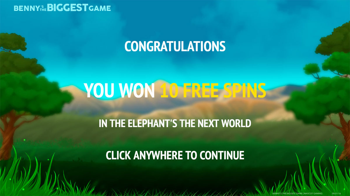 Benny's the Biggest Game screenshot