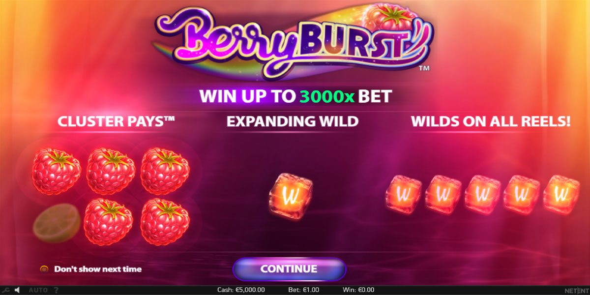 Berryburst screenshot