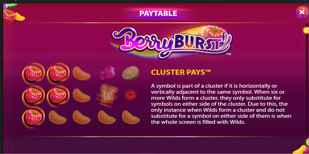 Berryburst screenshot