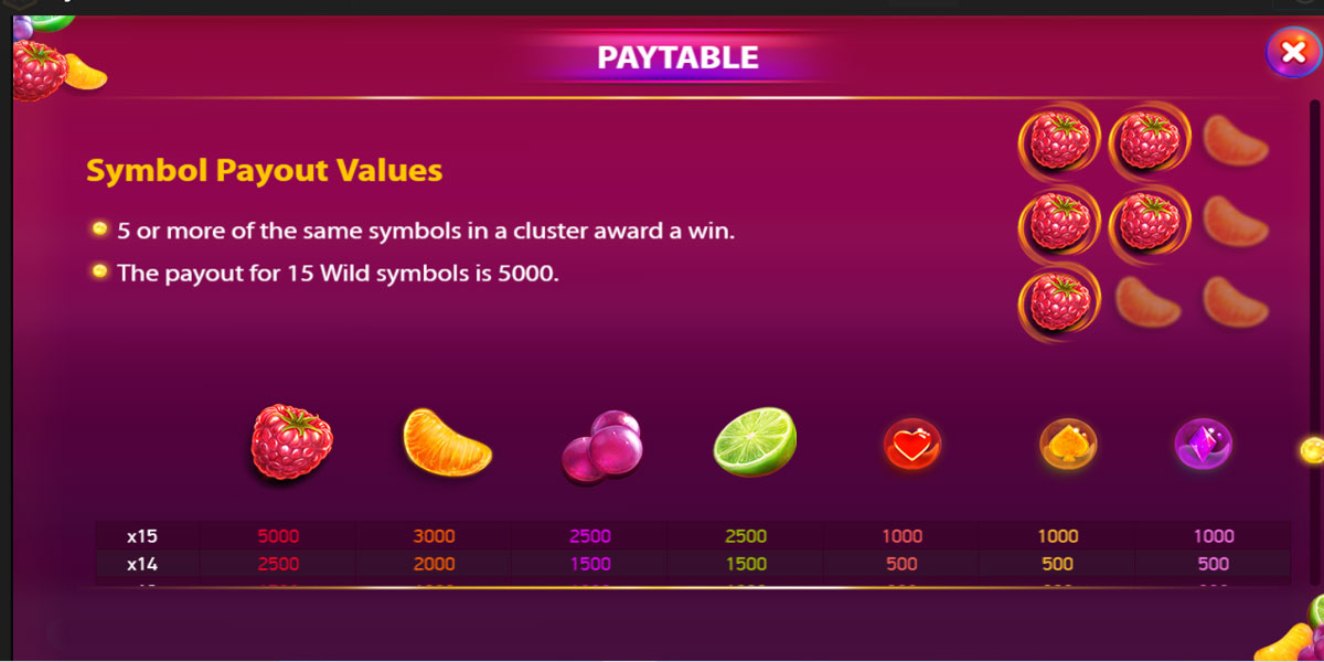 Berryburst screenshot