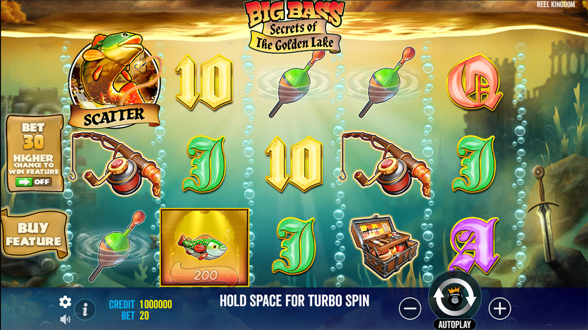 Big Bass Secrets of the Golden Lake screenshot