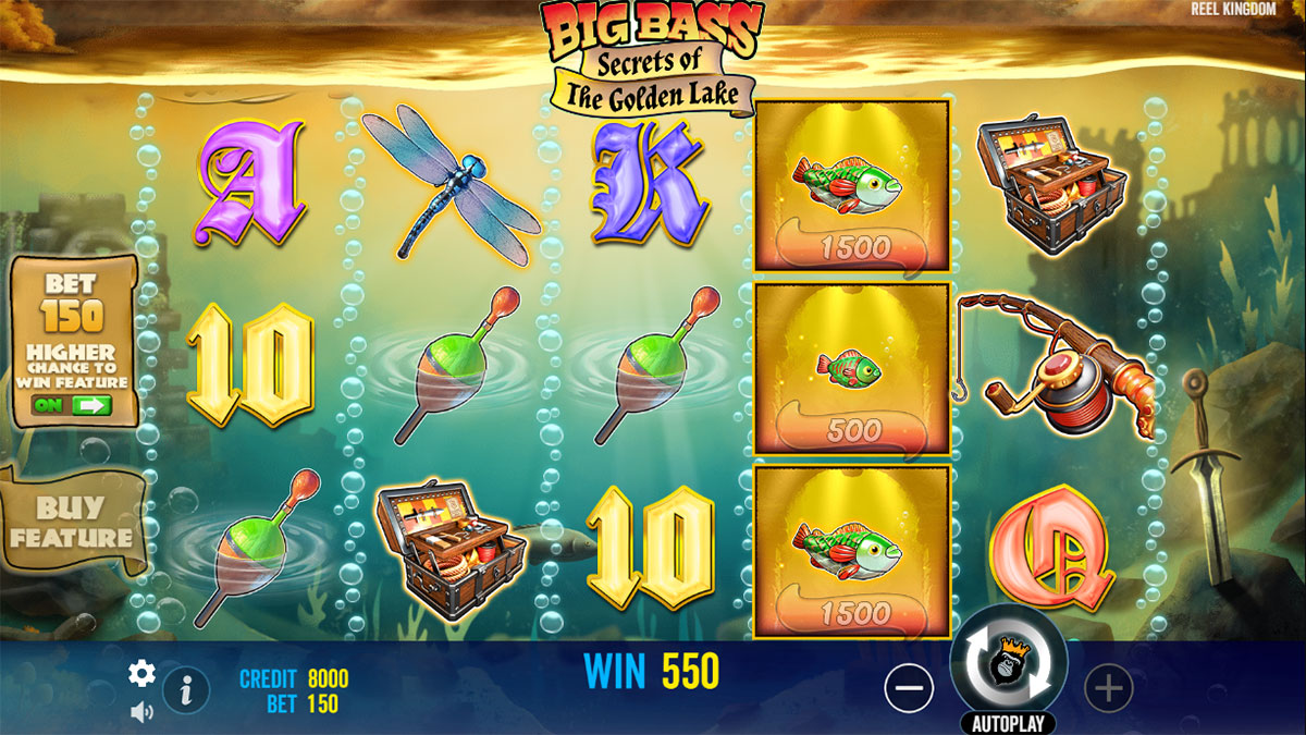 Big Bass Secrets of the Golden Lake screenshot