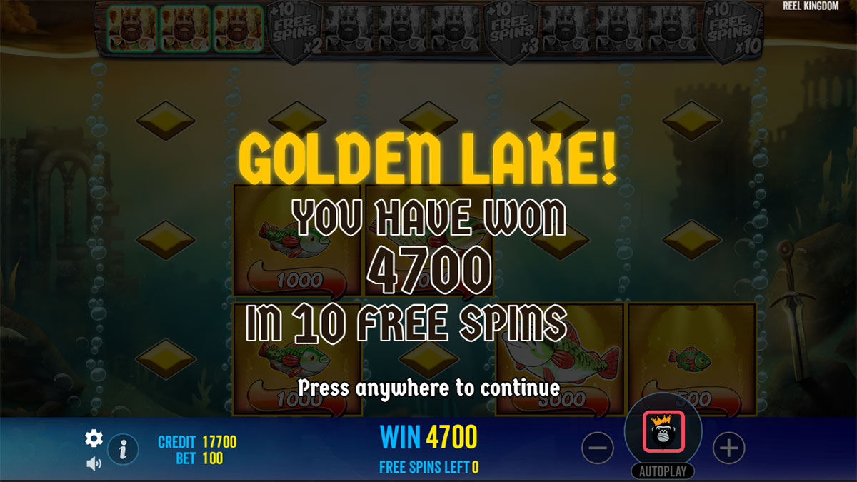 Big Bass Secrets of the Golden Lake screenshot