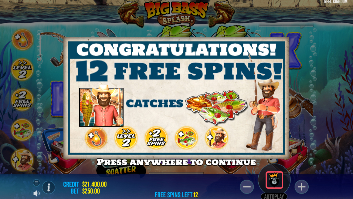 Big Bass Splash screenshot