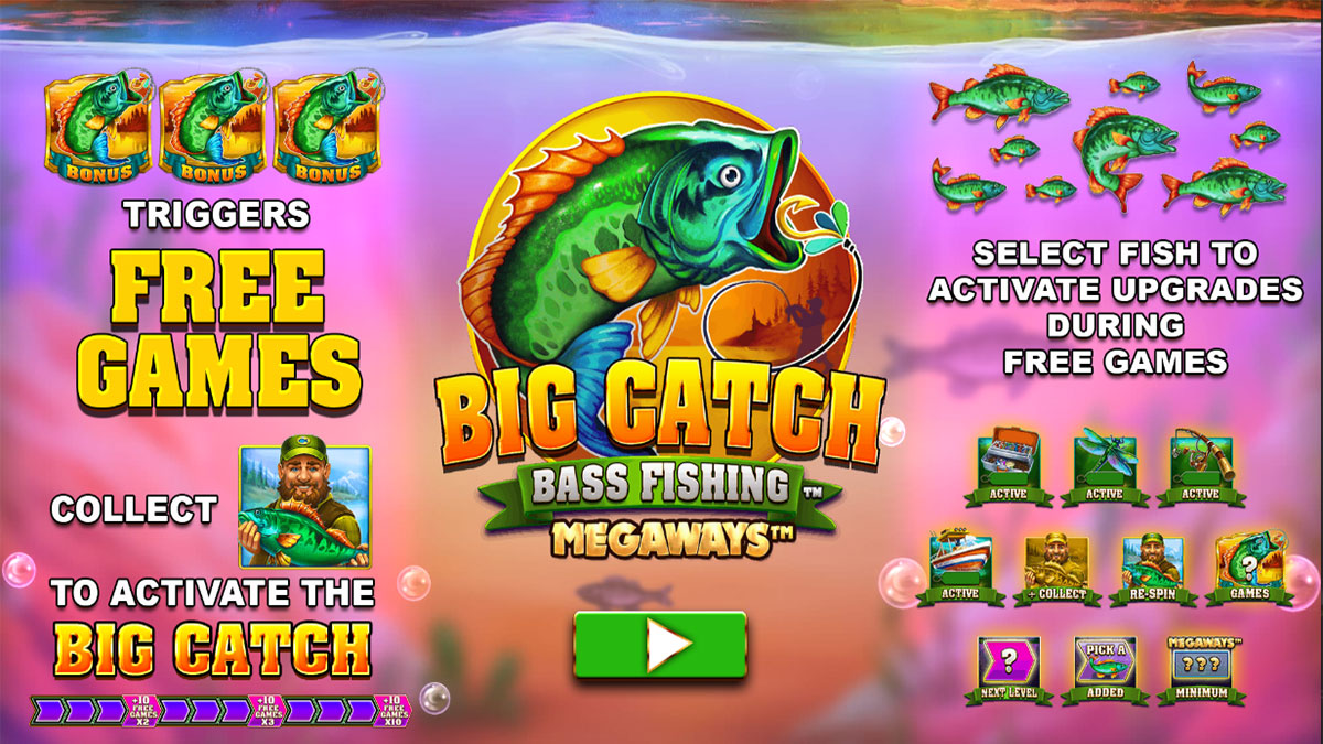 Big Catch Bass Fishing Megaways screenshot