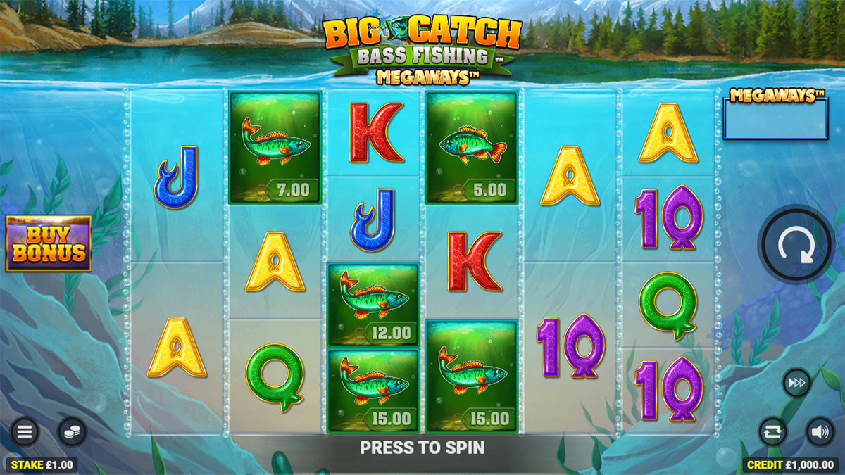 Big Catch Bass Fishing Megaways screenshot