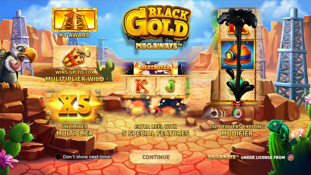 Black Gold Megaways screenshot