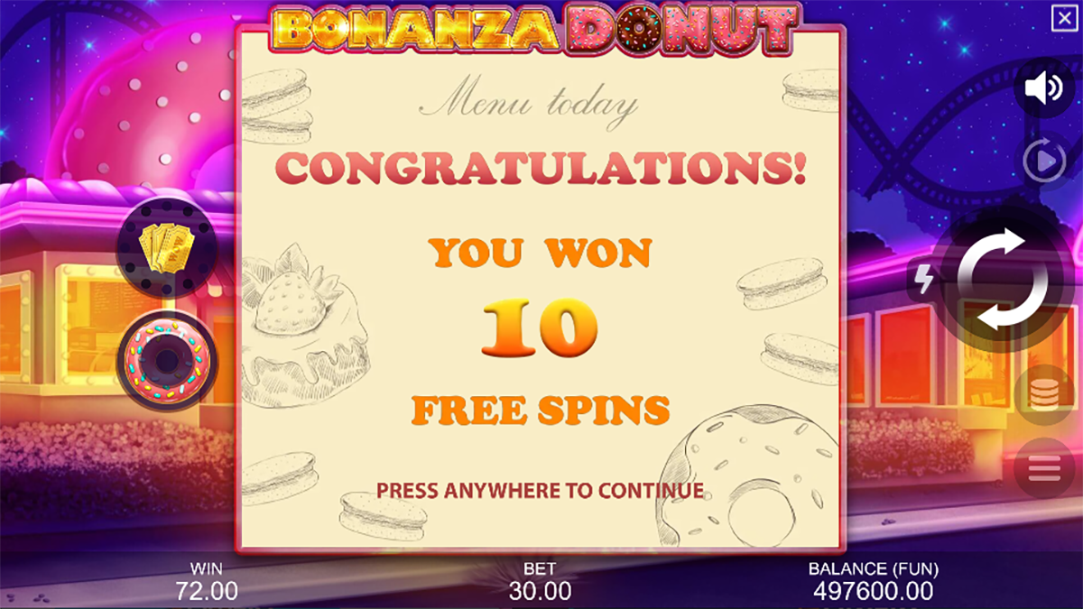 Bonanza Donut screenshot