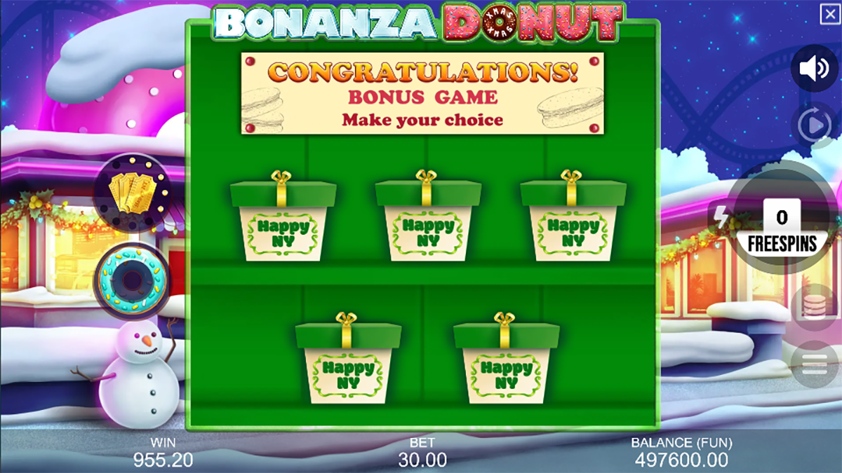 Bonanza Donut Xmas screenshot