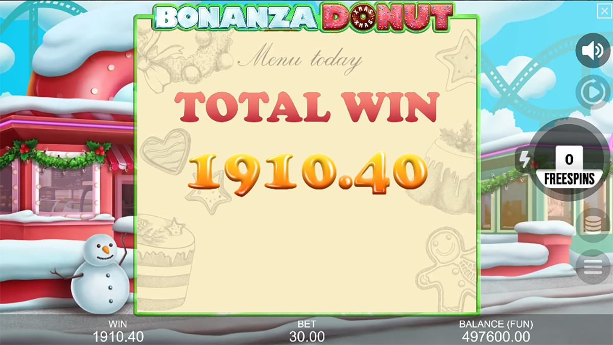 Bonanza Donut Xmas screenshot