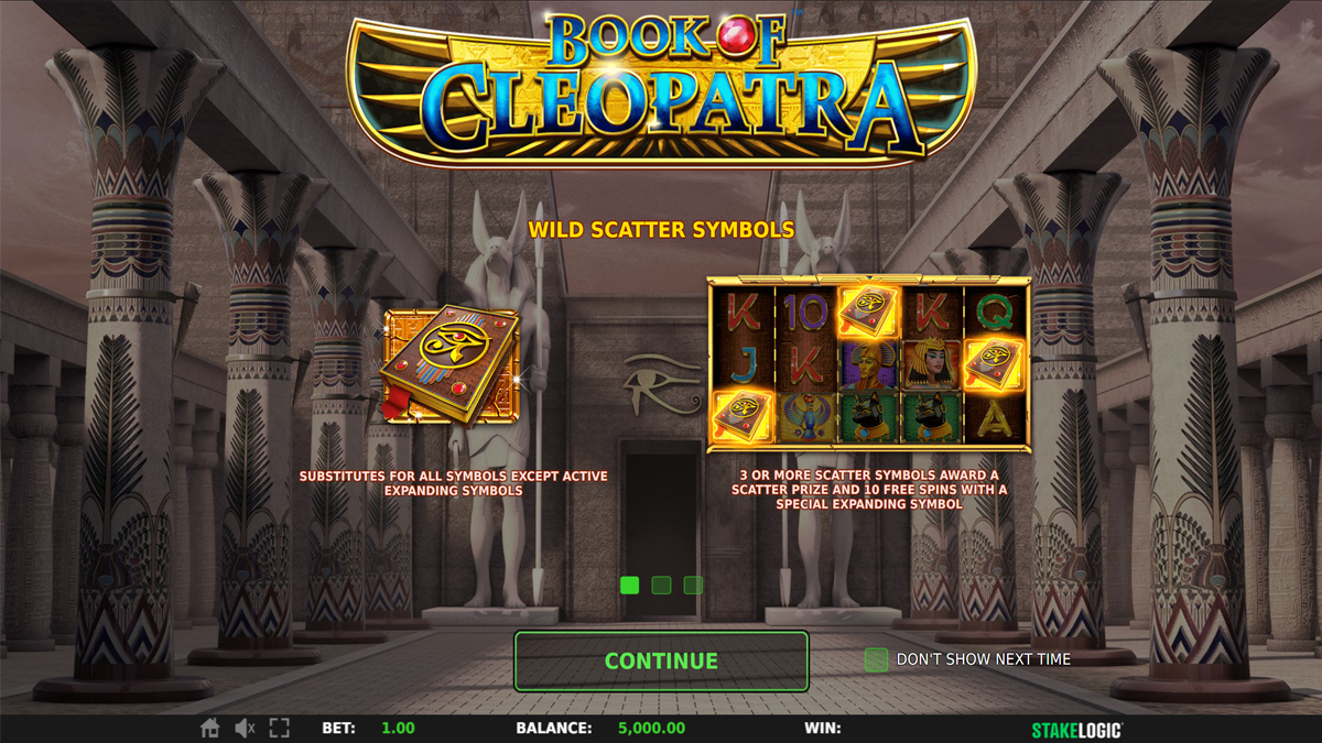 Book of Cleopatra screenshot
