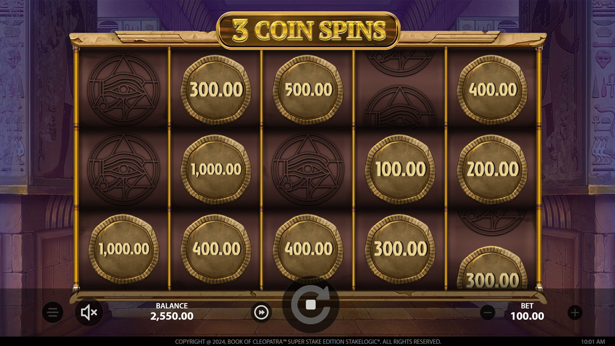 Book of Cleopatra Super Stake Edition screenshot