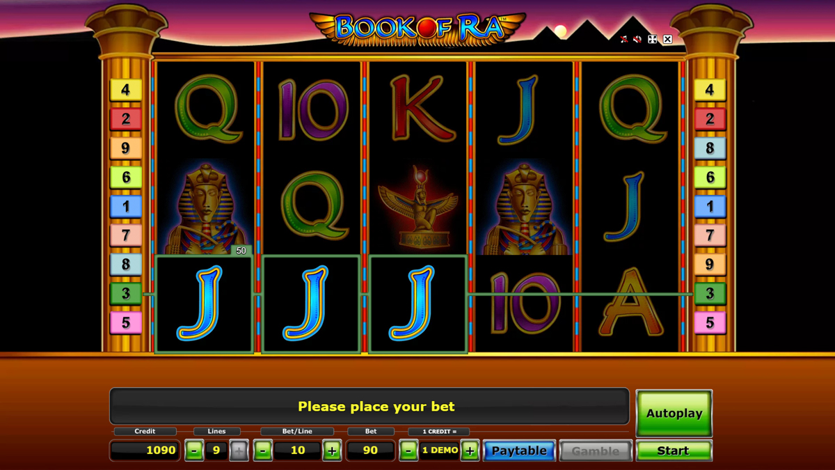 Book of Ra screenshot