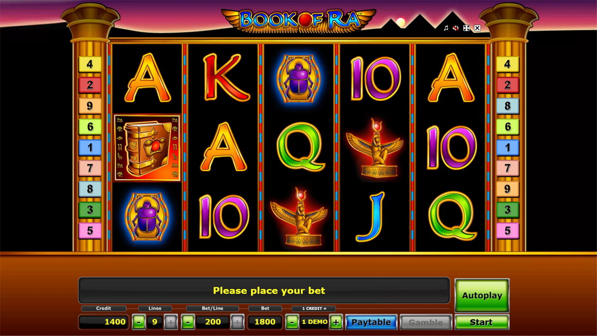 Book of Ra screenshot