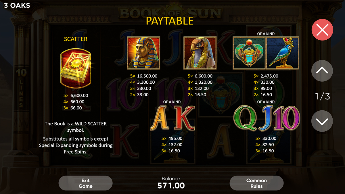 Book of Sun screenshot